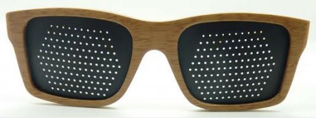 Hölzerne Rasterbrille BAMBOO