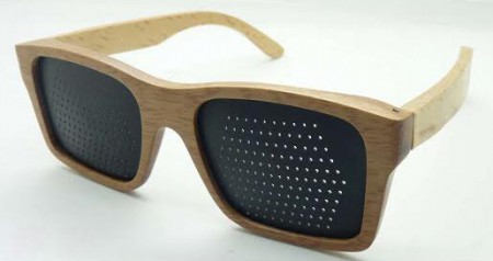 Hölzerne Rasterbrille BAMBOO
